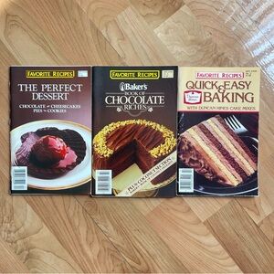 Vintage 1985 Favorite Recipes Cookbook Magazines Bundle of Three